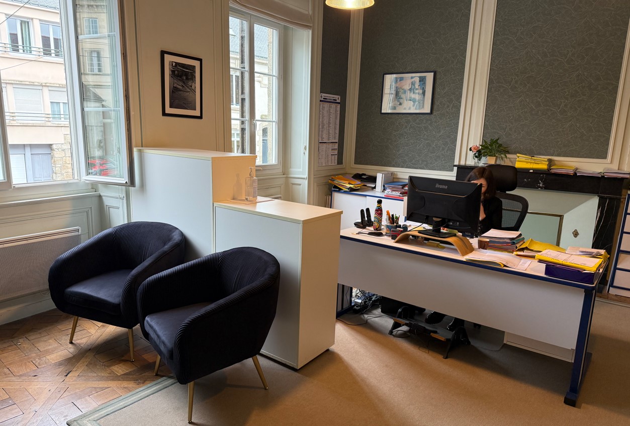 photo d'un bureau du cabinet de Pontivy